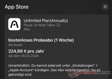 Başlangıçta size bir abonelik teklif ediliyor.
