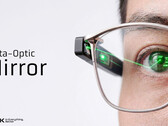 TDK'nin prototipi, tek renkli bir görüntüyü doğrudan kullanıcının retinasına yansıtıyor.