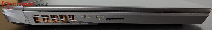 Sol: TB5 ve PD ile 2x USB-C, SD okuyucu