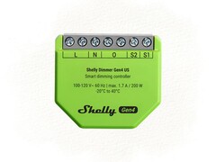 Shelly'nin Dimmer Gen4'ü (resimde) artık ABD'de mevcut. (Resim kaynağı: Shelly, düzenlenmiştir)