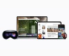 Cihazlar arasında Siri yapay zekasını gösteren sanatsal render.