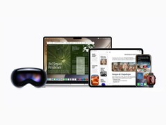 Cihazlar arasında Siri yapay zekasını gösteren sanatsal render.