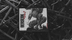 Berserker Zırhı içindeki Guts tasarımlı Wallhack SP-005 Berserk cam oyuncu mousepad'i.