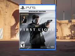 007 First Light PS5 perakende satış kutusu gösteriliyor