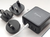 BMX GaNSTA 140W USB şarj cihazı, dünya çapında AC adaptörleri ile.
