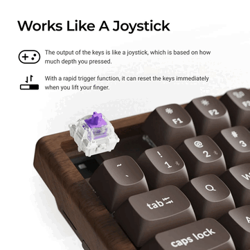 Keychron K8 HE Tamamen Ahşap Özel Sürüm