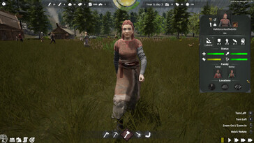 "Land of the Vikings" adlı eserdeki bir karakteri gösteren bir resim.
