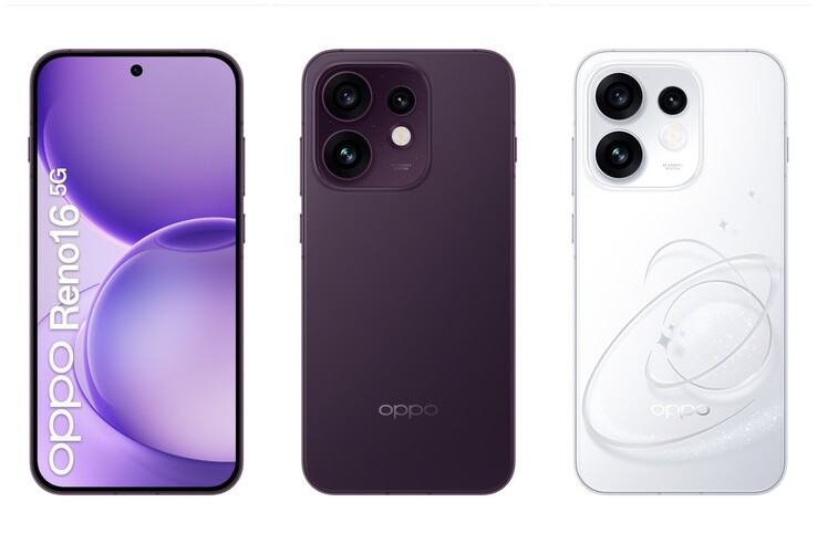 Normal OPPO Reno 16.