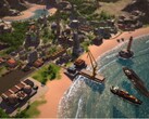 Tropico 5'te bir şehri gösteren bir resim.