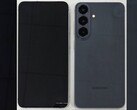 Söylentilere göre Galaxy S26 FE'nin ön ve arka yüzü.