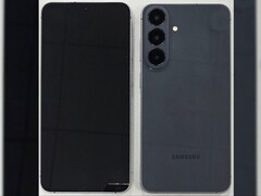Söylentilere göre Galaxy S26 FE'nin ön ve arka yüzü.