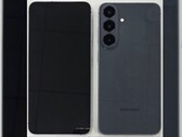 Söylentilere göre Galaxy S26 FE'nin ön ve arka yüzü.