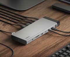 Belkin'in yeni 14'ü 1 arada Thunderbolt 5 bağlantı istasyonu.