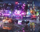 Vice City gece hayatını gösteren GTA 6 ekran görüntüsü