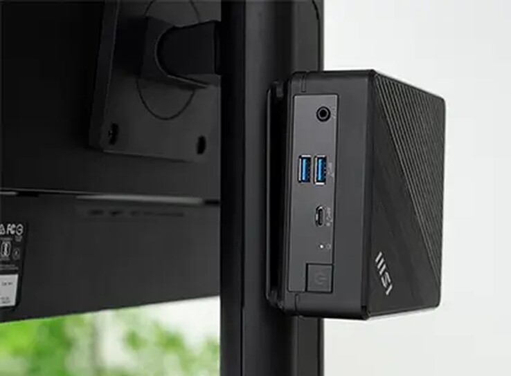 MSI Cubi 5 1M, monitörün arkasına monte edilebilir.
