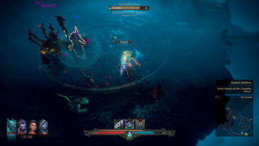 Shadows: Awakening oyununda bir savaşı gösteren bir görsel.