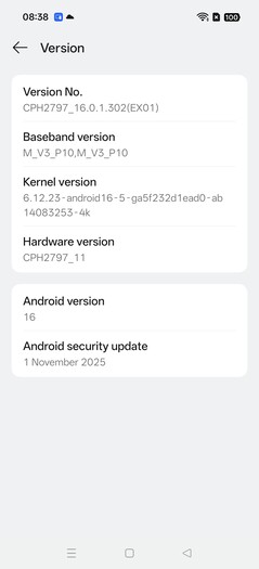 Oppo Find X9 yazılımı 