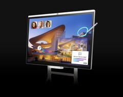 BenQ CP05, dokunmatik giriş özelliğine sahip, 55 inç ve 75 inç boyutlarında, ofis kullanımı için tasarlanmış tipik bir işbirliği ekranına benziyor. 