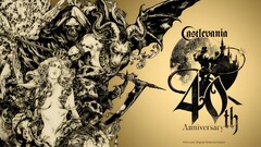 Castlevania'nın 40. yıl dönümünü duyuran bir afiş