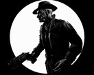 Fallout 4’teki Nick Valentine’ın siyah-beyaz, yandan çekilmiş bir fotoğrafı