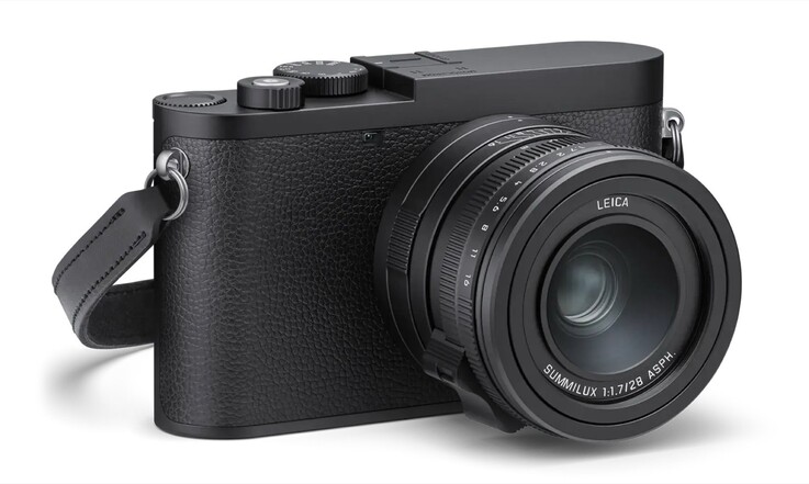 Leica Q3 Monochrom'da kırmızı Leica logosu bulunmaz.