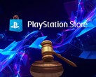 PlayStation Store davalarına ilişkin, üzerinde yargıç tokmağı bulunan afiş