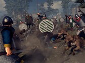 Şu anda Steam'de satışta olan A Total War Saga: Thrones of Britannia oyununda iki ordunun yer aldığı bir görsel.