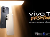 Vivo T5 4G altın ve siyah renk seçenekleriyle sunuluyor 