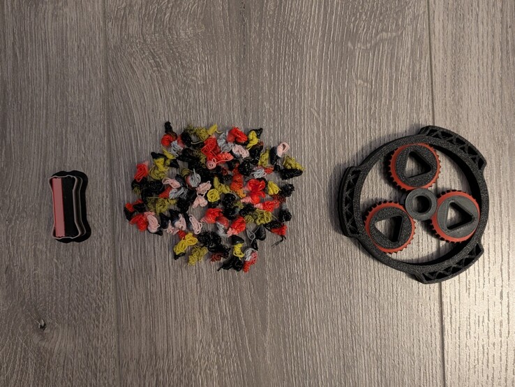 Arındırma kulesi, arındırma atığı ve Dişli stres çarkı.