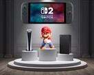 Nisan ayı ABD konsol satışlarına ilişkin afiş Switch 2'yi PS5'in önünde gösteriyor