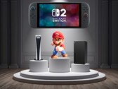 Nisan ayı ABD konsol satışlarına ilişkin afiş Switch 2'yi PS5'in önünde gösteriyor