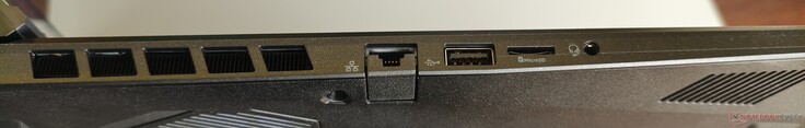 sol taraf: RJ45-LAN, USB-A 2.0, micro-SD, Hat Girişi/Çıkışı