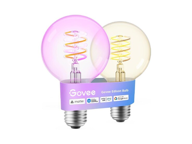 Küre şeklindeki Govee Akıllı Edison Ampul