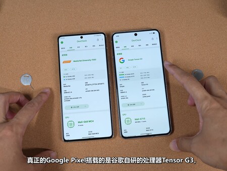 Kuzey Kore'nin "Pixel 8 Pro" modeli, Mediatek yonga seti kullanıyor.