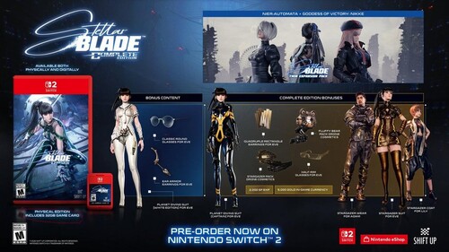 Stellar Blade Complete Edition reklamı gösteriliyor