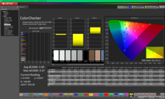 Kalibrasyondan önce ColorChecker (sRGB)