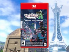 Pokémon Efsaneleri: Z-A Switch 2 perakende kutusu gösterilmektedir
