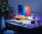 Nanoleaf Akıllı LED Monitör Standı, çift modlu RGB aydınlatmaya sahiptir.