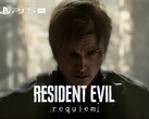 Leon ve PS5 Pro logolu Resident Evil Requiem afişi