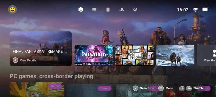 GameHub kullanıcı arayüzü İngilizce ve oldukça anlaşılır (Resim kaynağı: GameHub)
