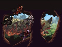 Chained Echoes'daki birkaç karakteri gösteren bir görüntü.