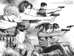 Resident Evil: Death Island Cilt 1'den resmi görseller.