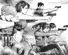 Resident Evil: Death Island Cilt 1'den resmi görseller.