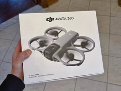 DJI Avata 360 perakende kutusu.