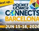 Pocket Gamer Connects Barcelona 2026 için resmi tanıtım görseli.