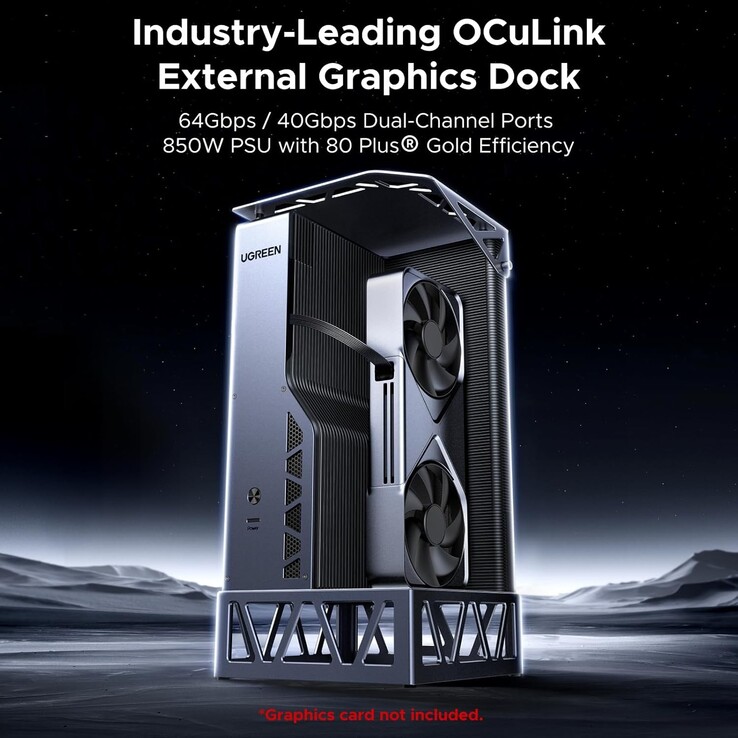 Ugreen LinkStation eGPU Dock, USB-C ve OCuLink üzerinden çalışır. (Resim Kaynağı: Amazon üzerinden Ugreen)