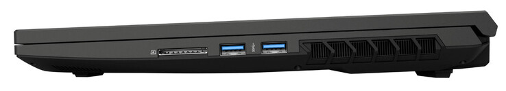 Sağ taraf: SD kart okuyucu, 2x USB 3.2 Gen 1 (USB-A)