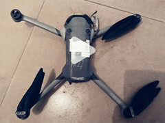 2025'in başlarında çekildiği iddia edilen bir DJI Air 4 prototipinin fotoğrafı.