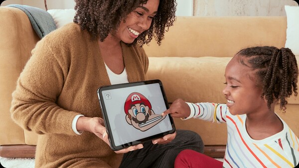 Hello, Mario! uygulaması Nintendo Switch/Switch 2, iOS ve Android cihazlarında mevcut olacak. (Resim kaynağı: Nintendo)