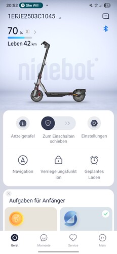 Ninebot F3 Pro Uygulaması